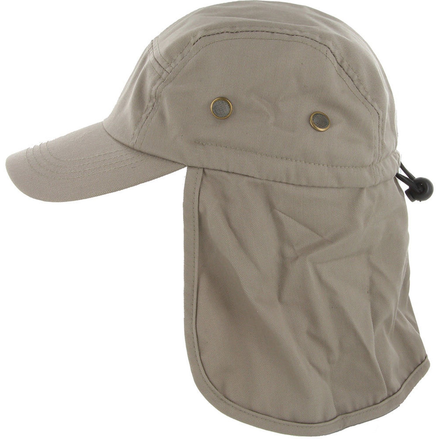 Protective Wide-Brim Cotton Sun Hat