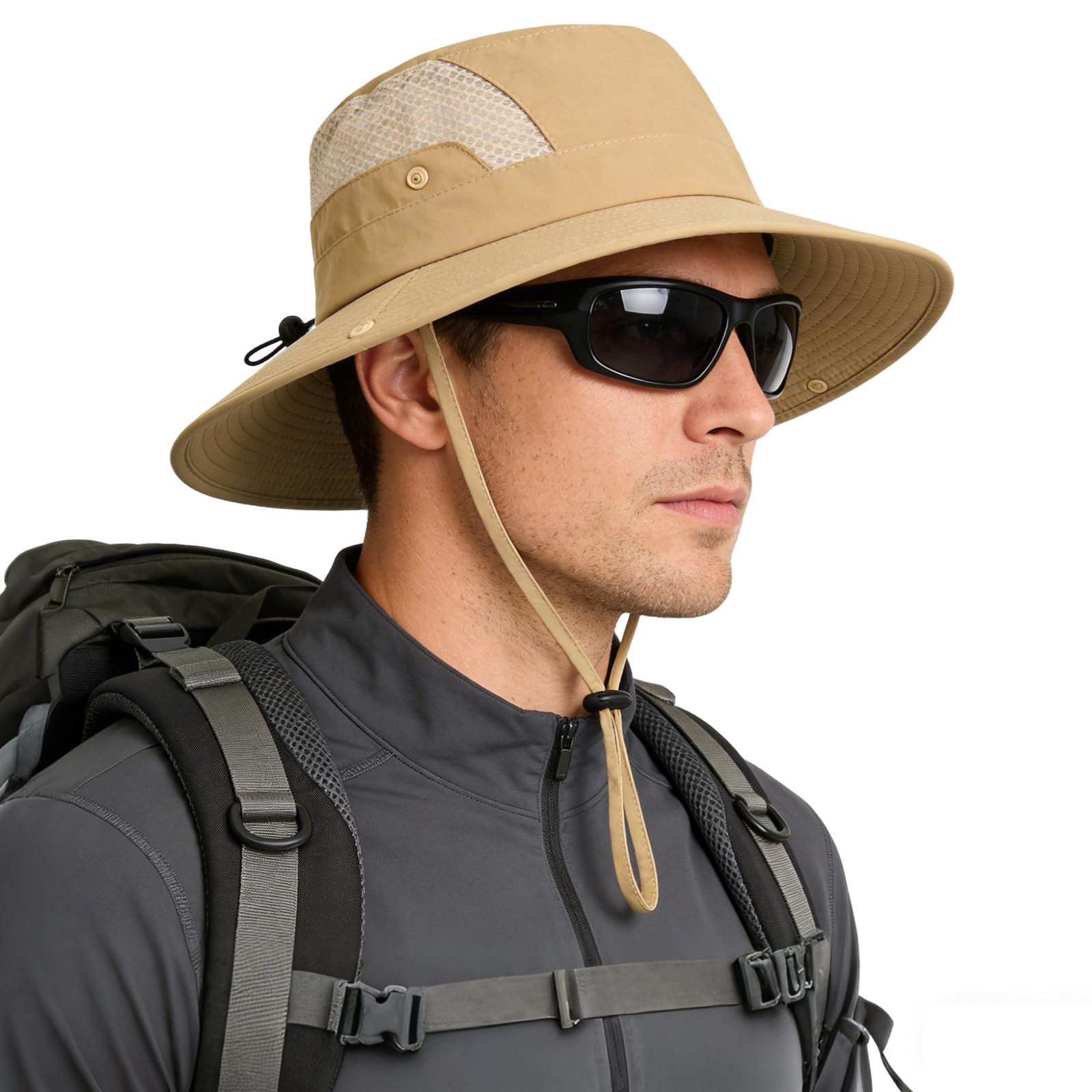 Ventilated Wide Brim UV Protection Hat
