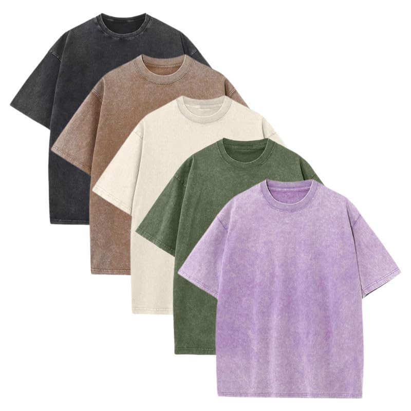 Unisex Heavyweight Vintage Cotton Crewneck T-Shirt